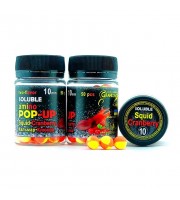 Soluble amino POP-UP two-flavor SQUID•CRANBERRY (КАЛЬМАР•ЖУРАВЛИНА) Ø10 мм